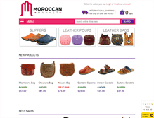 Tablet Screenshot of moroccan-market.com